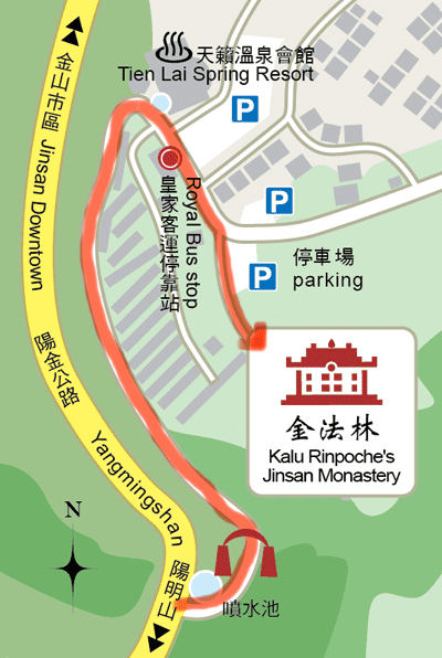 陽金公路到金法林路段交通說明